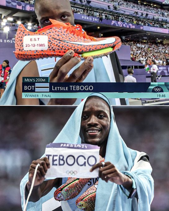 Letsile Tobogo - Botswana's first gold at the 200m olympics