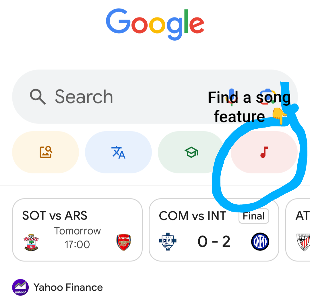 Finding a song from my phone -an ordinary google task