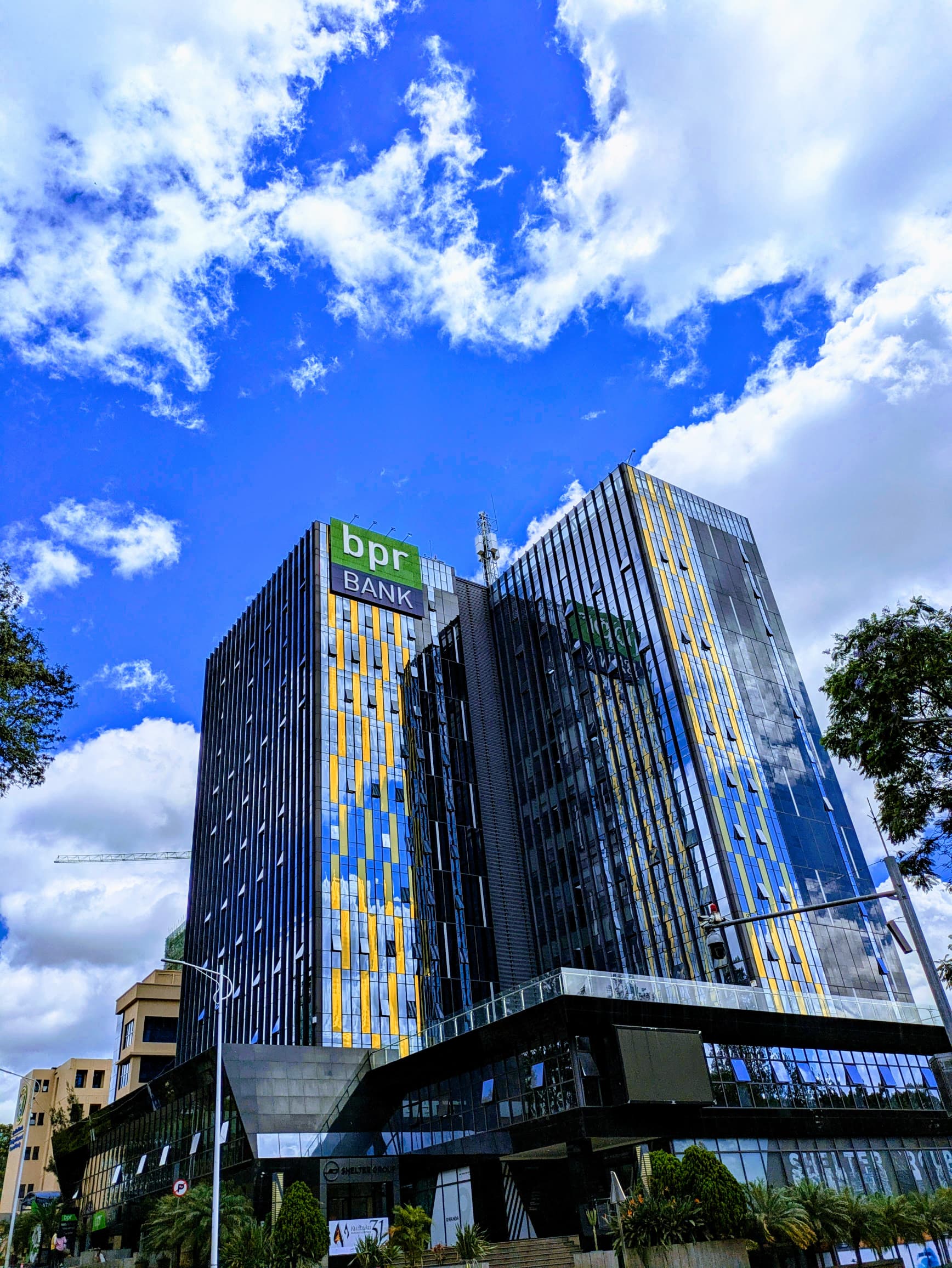BPR bank buildingin downtown Kigali