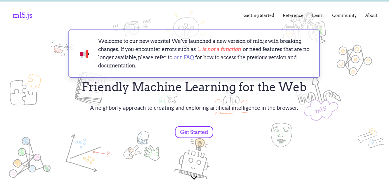 ML5.js:  Machine Learning for the Web