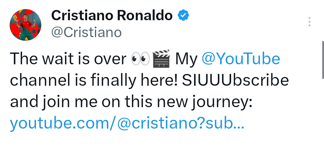 Ronaldo Hits Gold in Less Than 24 Hours!