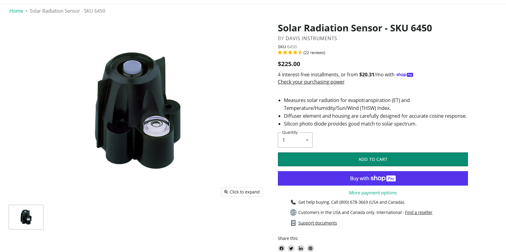 Is the Davis Solar Radiation Sensor Overpriced?